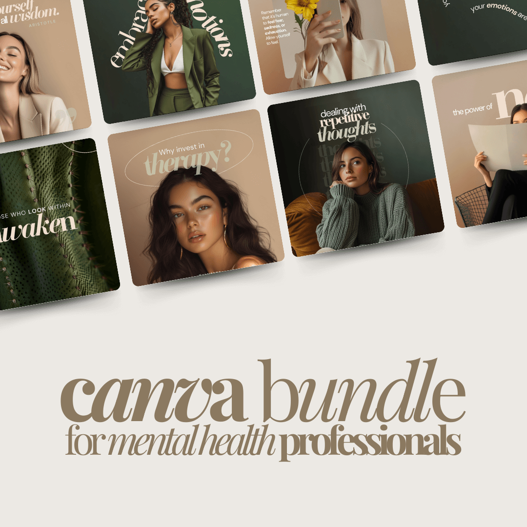 Canva Pack for Mental Health Professionals