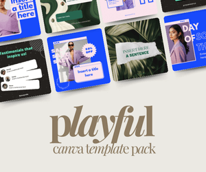 Playful Canva Template Pack