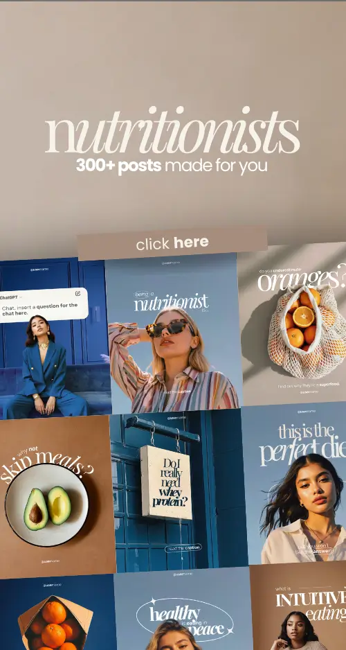 Nutritionist Canva Template Pack