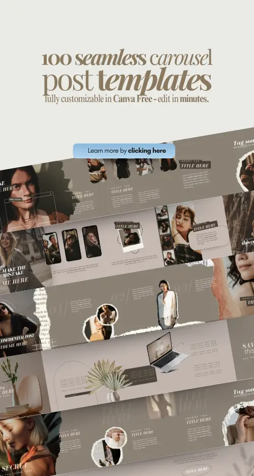 Seamless Carousel Canva Templates